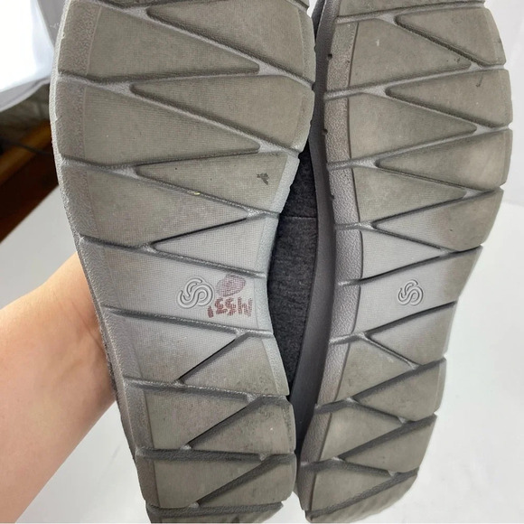 Clarks Cloudsteppers Womens 7 Gray Ashland Bliss Slip Ons Flats Loafers - Picture 6 of 6